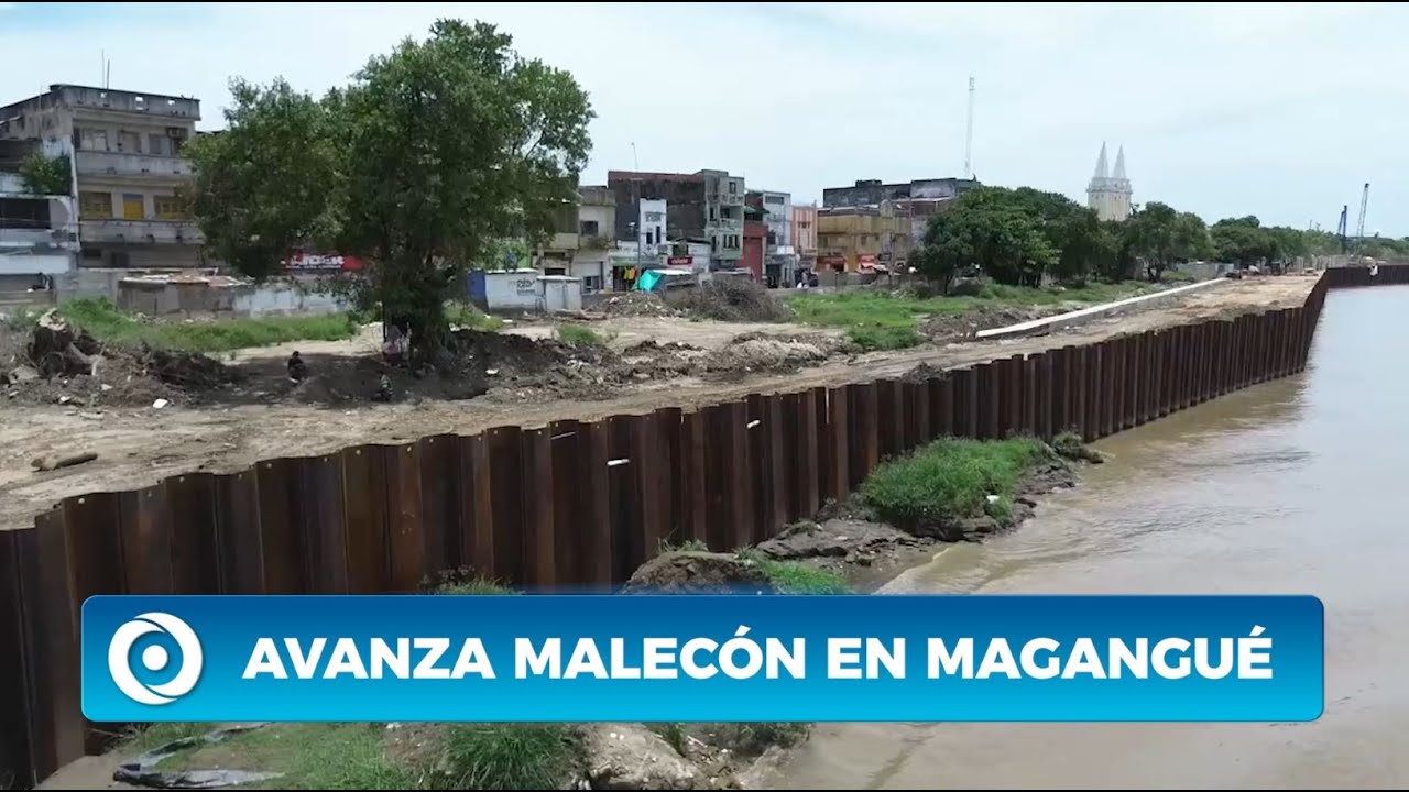 Malec&oacute;n de Magangu&eacute; ya tiene 90% de avance: as&iacute; va la obra tur&iacute;stica