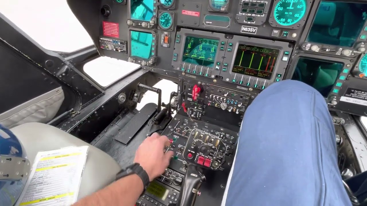 Agusta A109E pre-startup procedure (Pilot: Nick Herle)