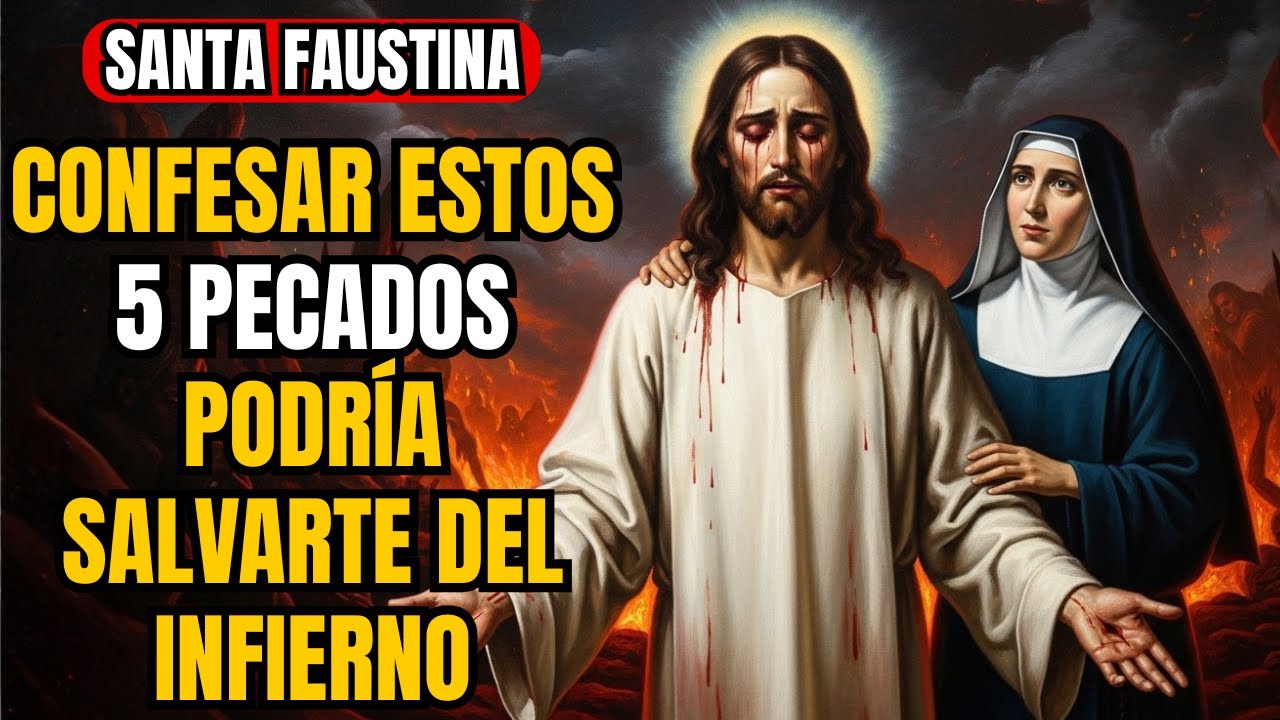 Advertencia de Santa Faustina: confesar estos 5 pecados podría salvarte del infierno