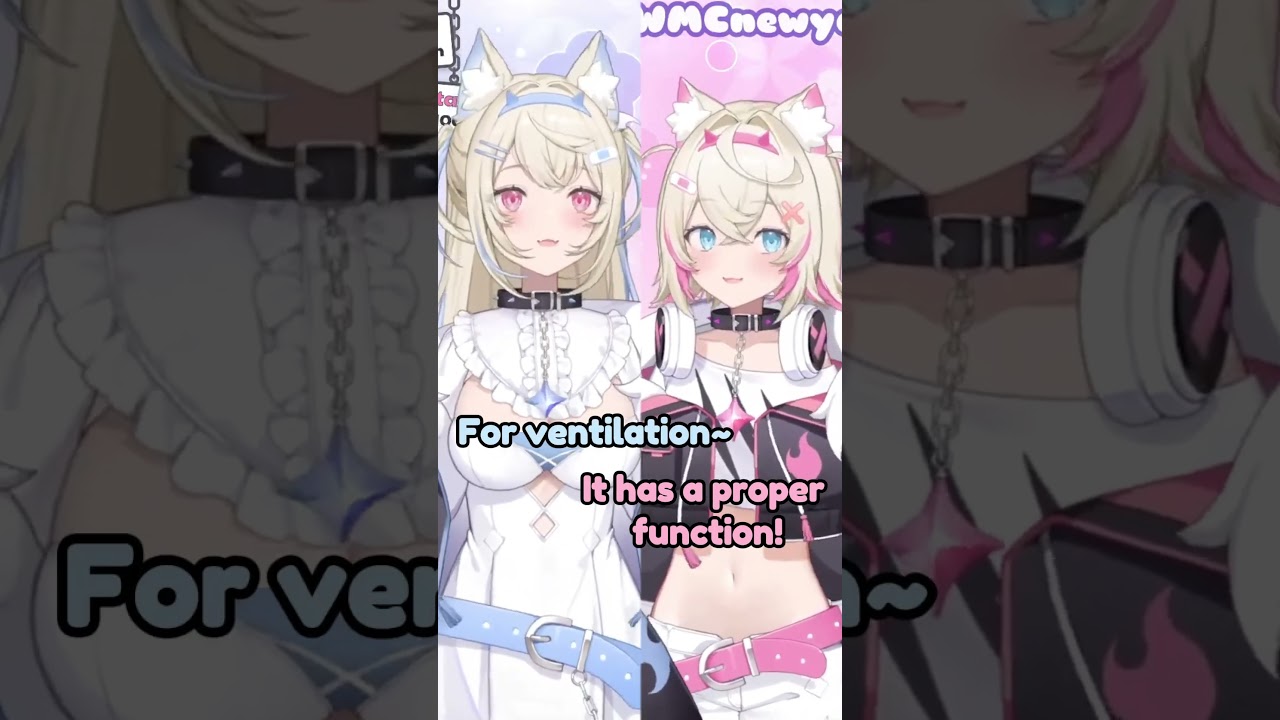 Why Mococo has a tummy window? #fuwamoco #hololive #hololiveen