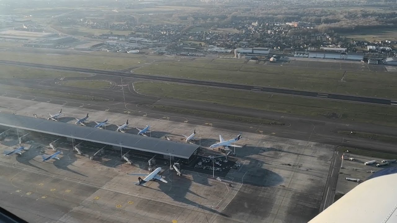 Evening flight visiting Brussels Airport and Antwerp City