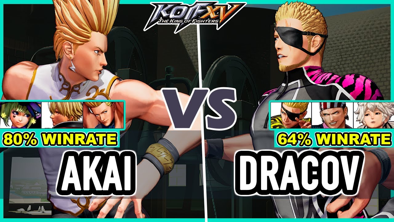 KOF XV 🔥 Akai (Benimaru/Rock/Sylvie) vs Dracov (Ramón/Billy/Meitenkun)