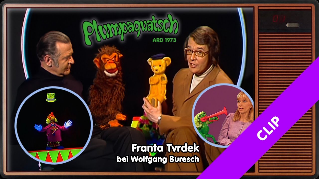 Plumpaquatsch backstage: Wolfgang Buresch + Franta Tvrdek (1973)