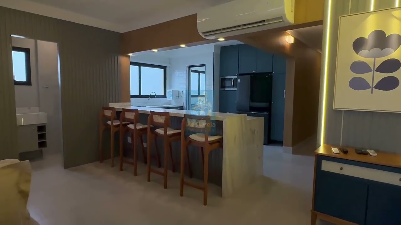 Apartamento 3 Dormitórios com Vista ao Mar em Canto do Forte, Praia Grande – Financiamento Sim