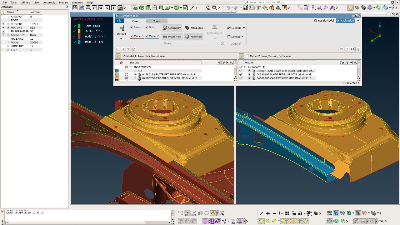 How to create new models using the Compare Tool