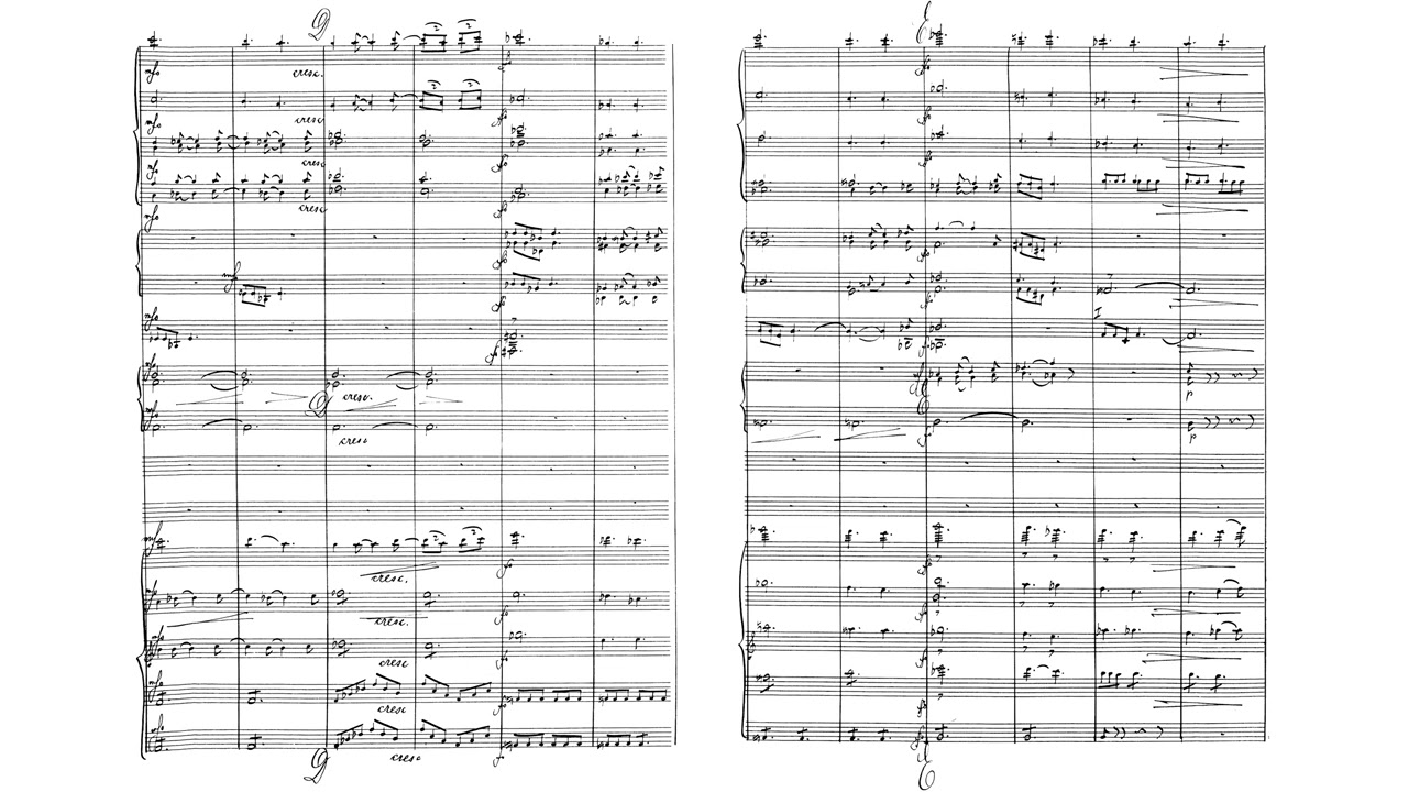[Franz Schreker] Symphony in A Minor Op.1 (Score-Video)