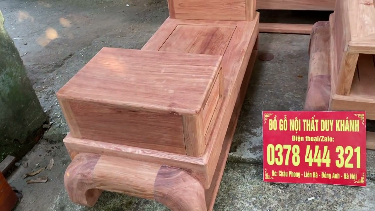 Đơn Hàng của Anh Hưng : Bộ ghế Sofa chân Đùi Gà, Đoản dài gần 3m phủ bì chọn lựa vân gỗ mộng làm kĩ 