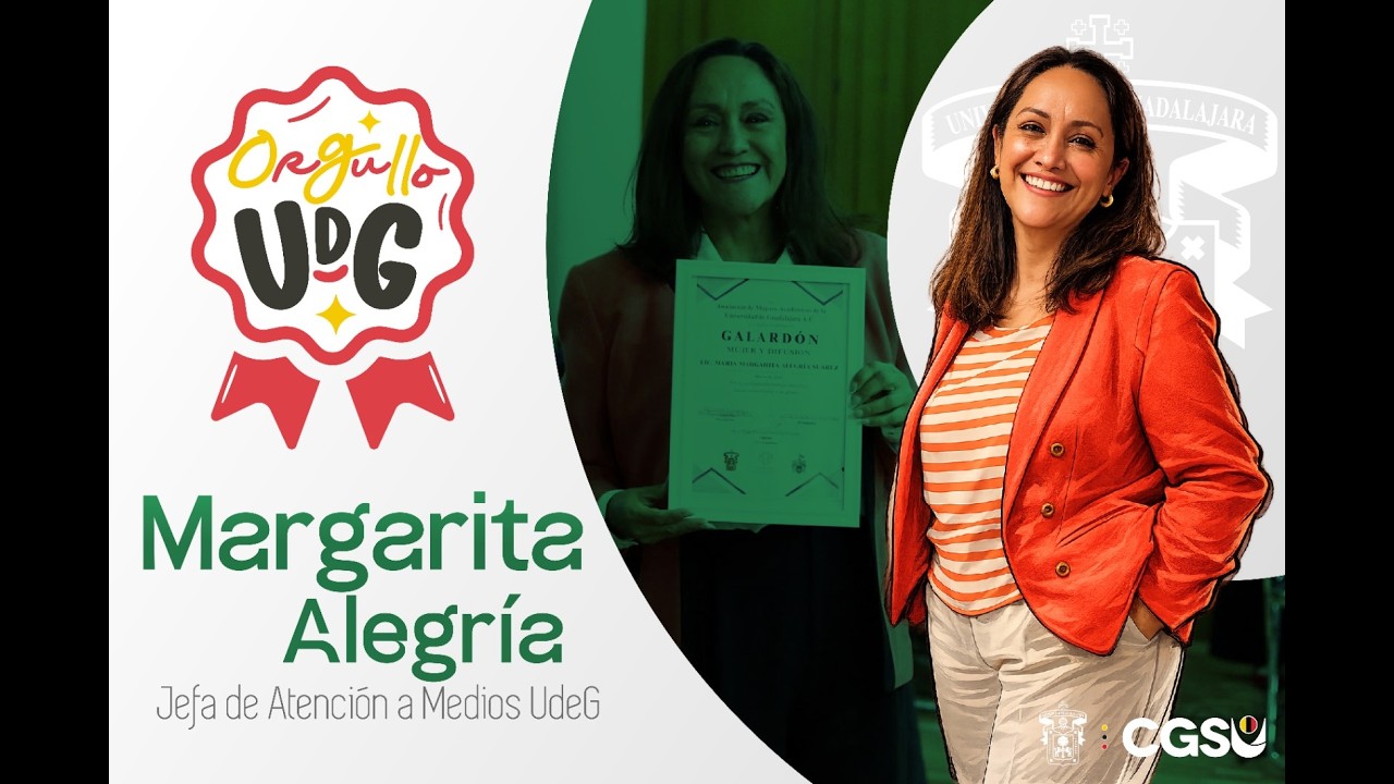 Margarita Alegría, Jefa de Unidad a Medios y Orgullo UDG