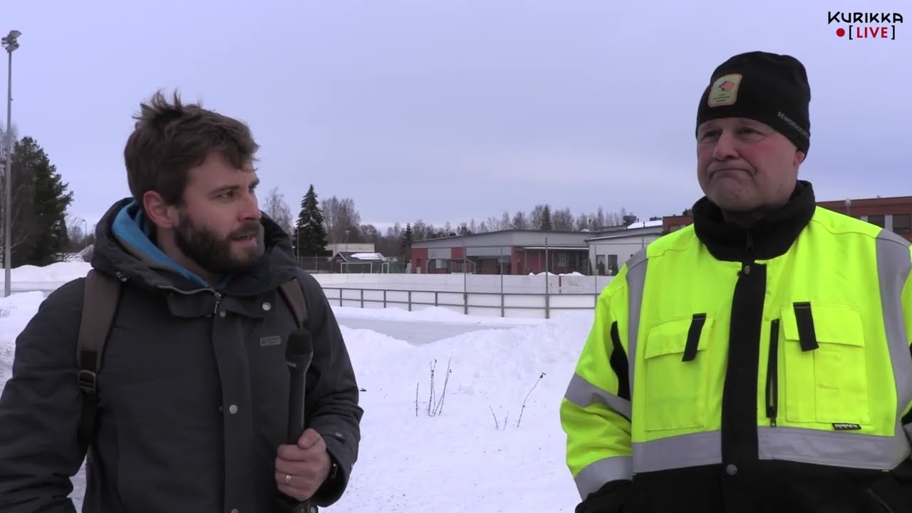 Liikuntapaikkojen hoitaja Harri Syrjä