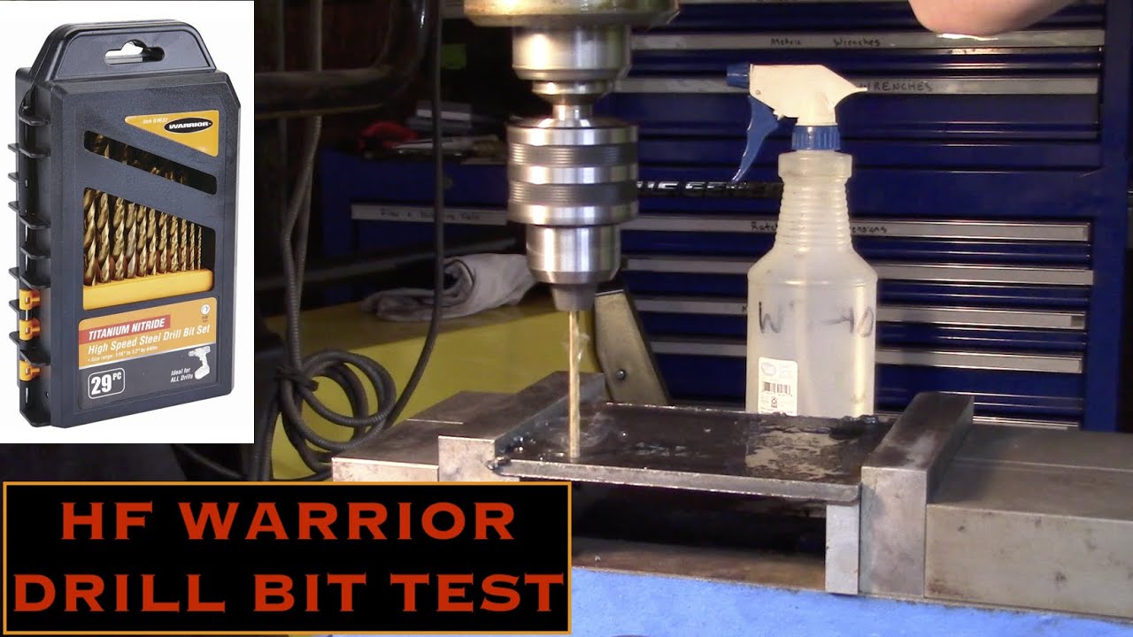 Harbor Freight Torture Test - Warrior Drill Bit Set
