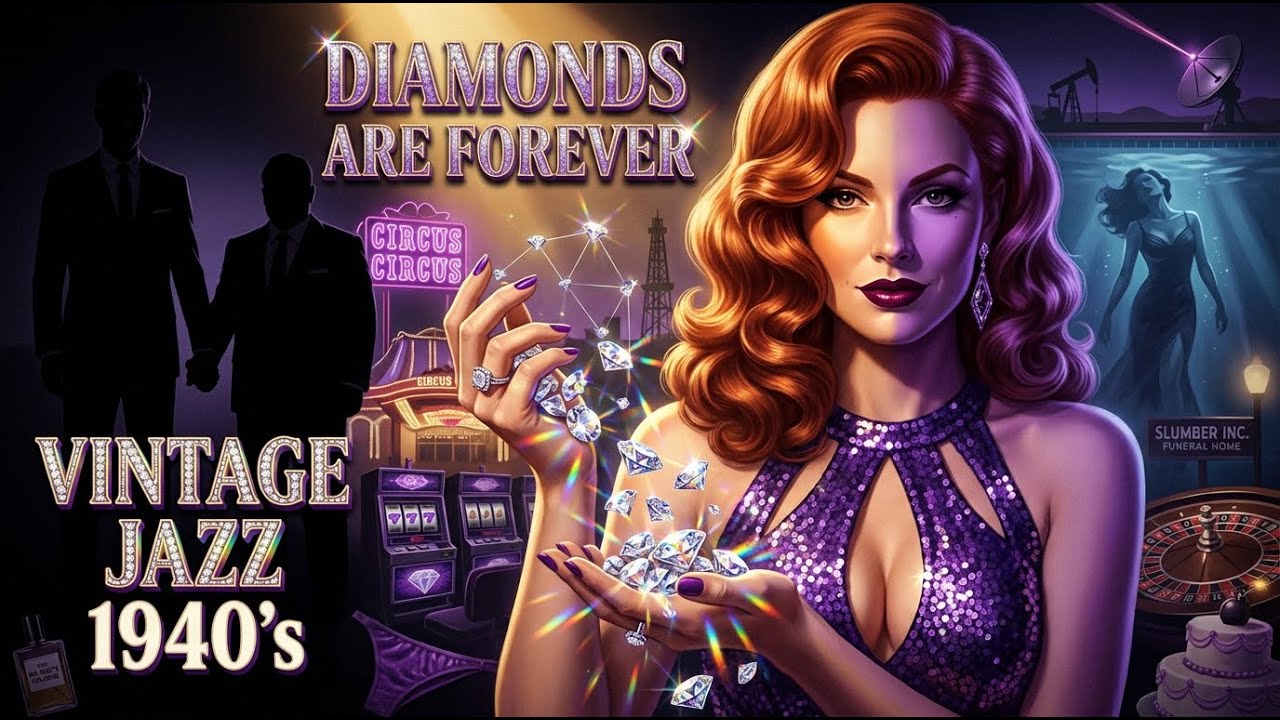 1940's Vintage Jazz Playlist 💎 Retro Jazz Music | 007 Diamonds Are Forever