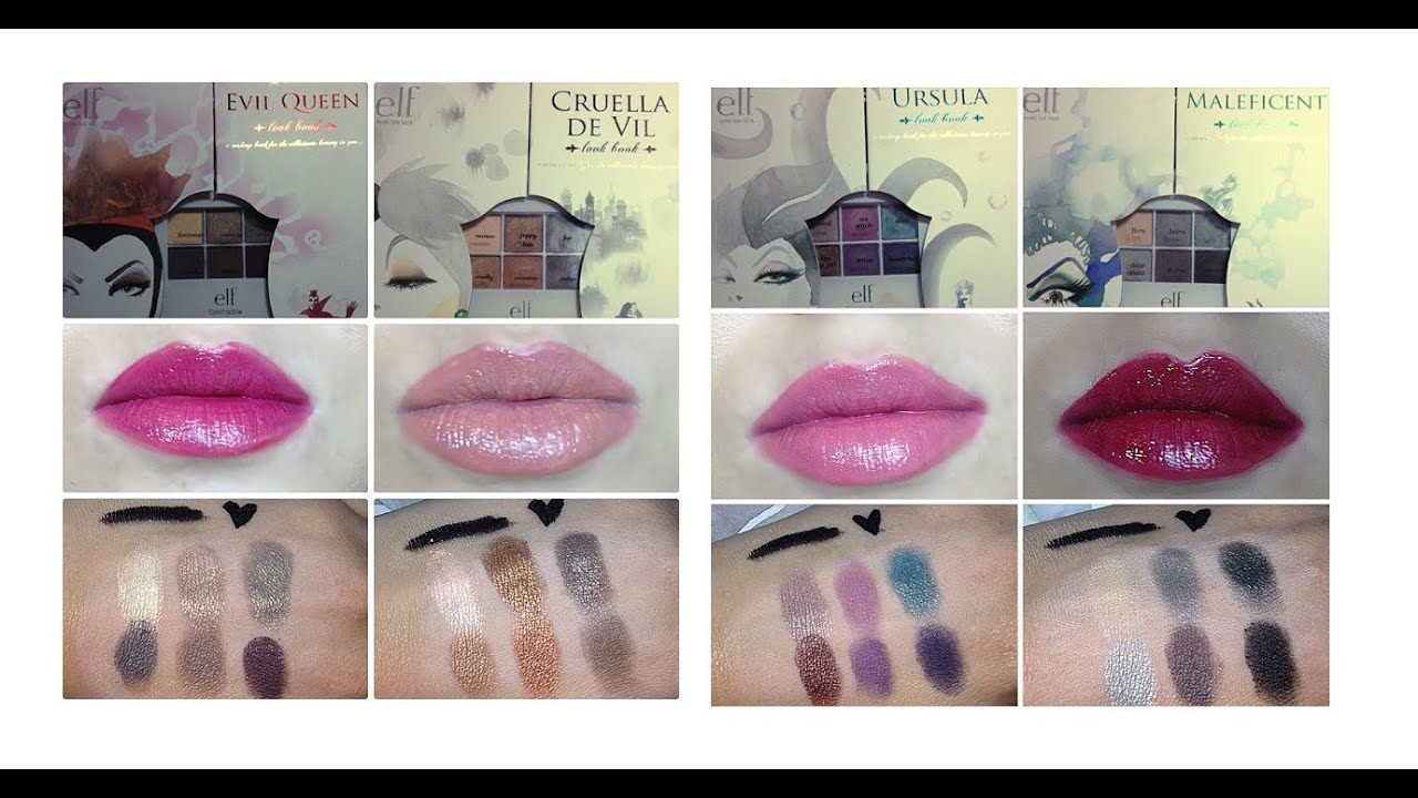 E.L.F Disney Villain Look Books ♡ Review