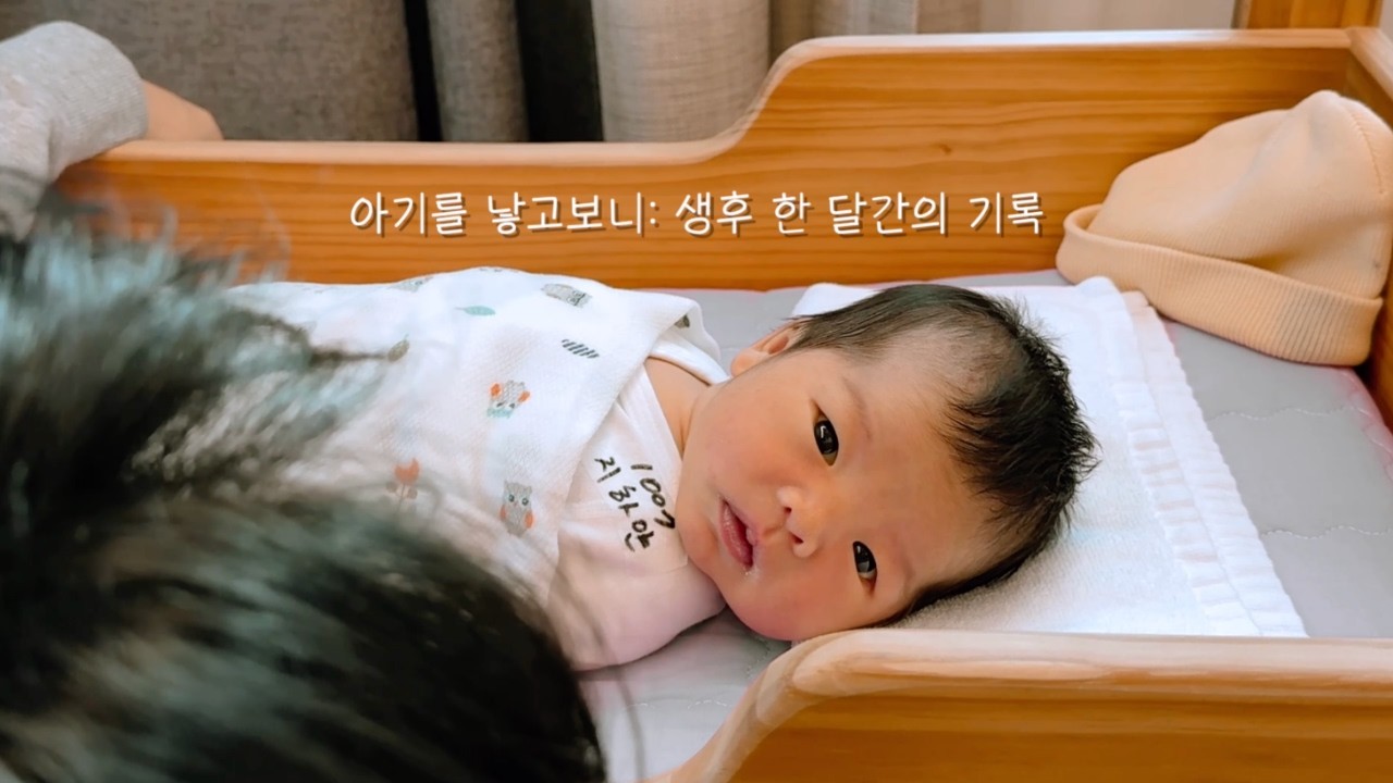 아기를 낳고 보니: 생후 한 달간의 기록