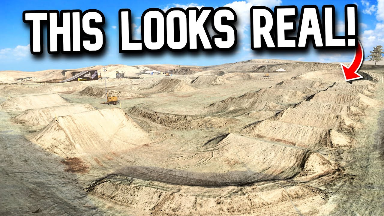 REALISTIC 3D SCANNED SUPERCROSS TRACK IN MX BIKES!