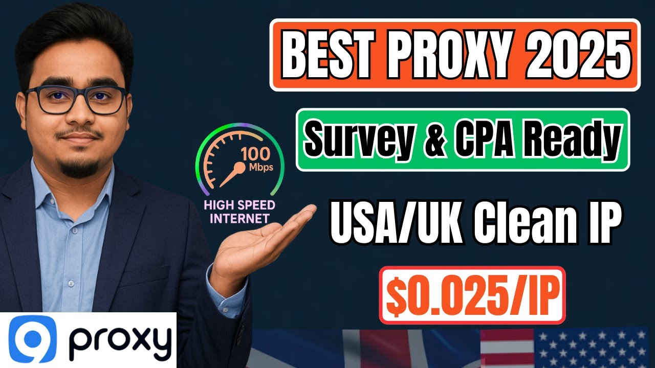 Best Proxy for Surveys & CPA 2025 | Stable & Affordable Residential Proxy