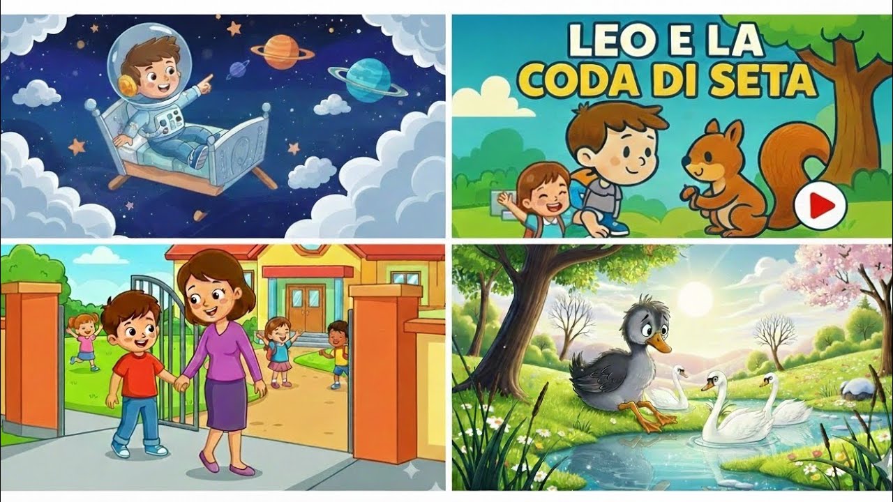Le MIGLIORI 4 fiabe della BUONANOTTE | Racconti per bambini narrati