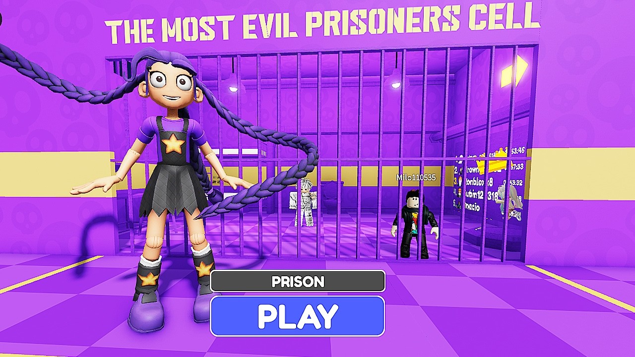 LILY LOVEBRAIDS PRISON RUN! (OBBY) - Roblox