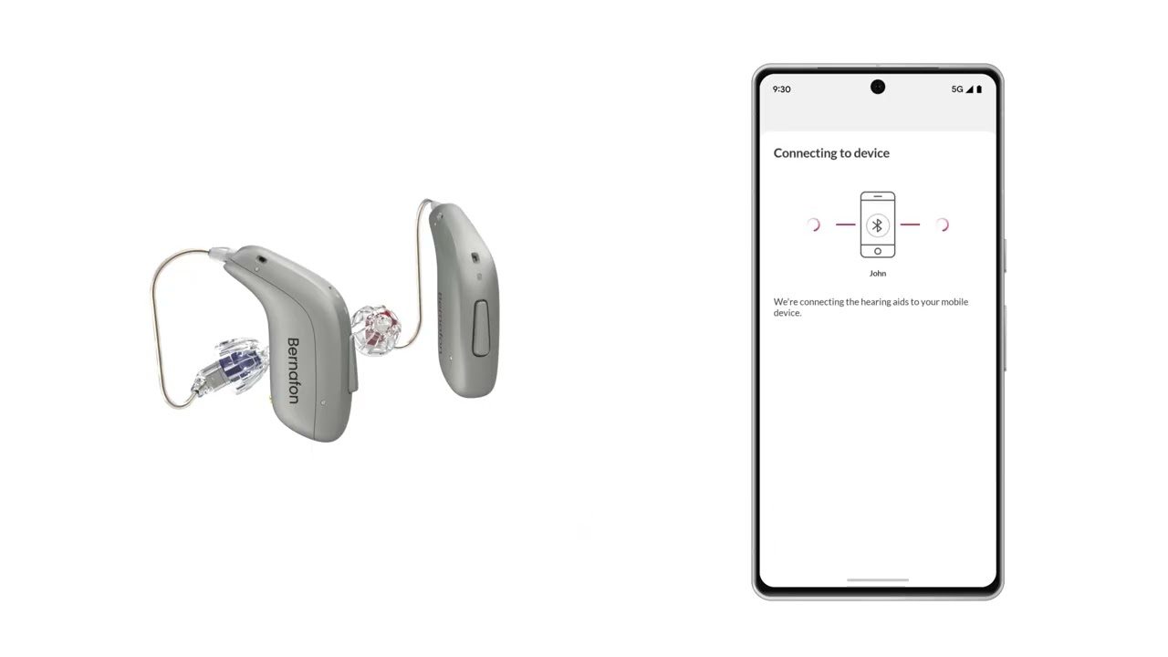 How to pair Bernafon Bluetooth hearing aids with Android phone