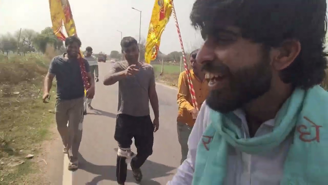 जय श्री श्याम पैदल यात्रा#jaishreeshyam #khatuvlog#baba #nagri. #bhim. #vlogs.  #youtube. #vlog 