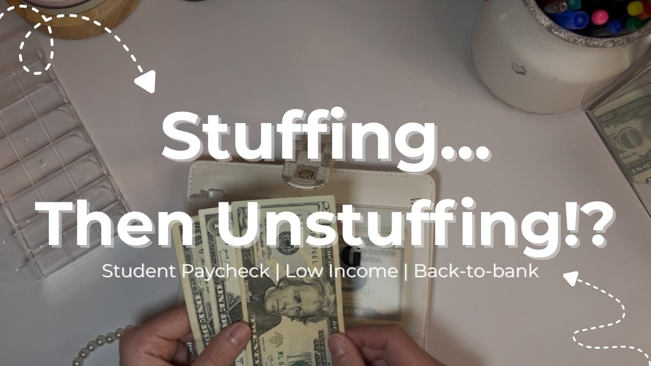 I Stuffed My Paycheck...Then Pull Some Back Out | Cash Stuffing | Update💕