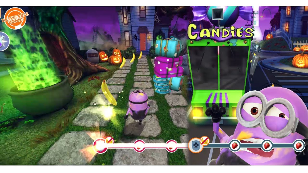 MINION HALLOWEEN HEIST – CAPTURE THE MINION, DODGE THE BANANAS #gaming #games #gameplay