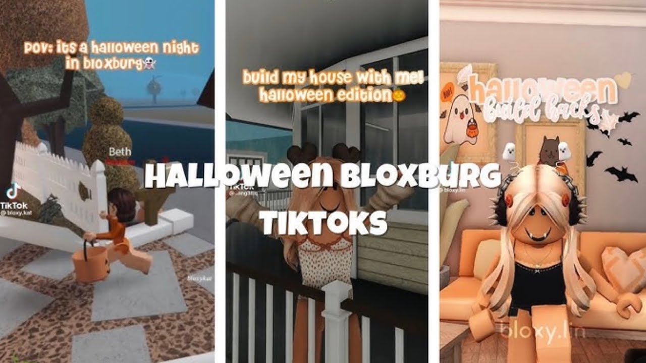 Bloxburg Halloween TikTok’s for you🎃