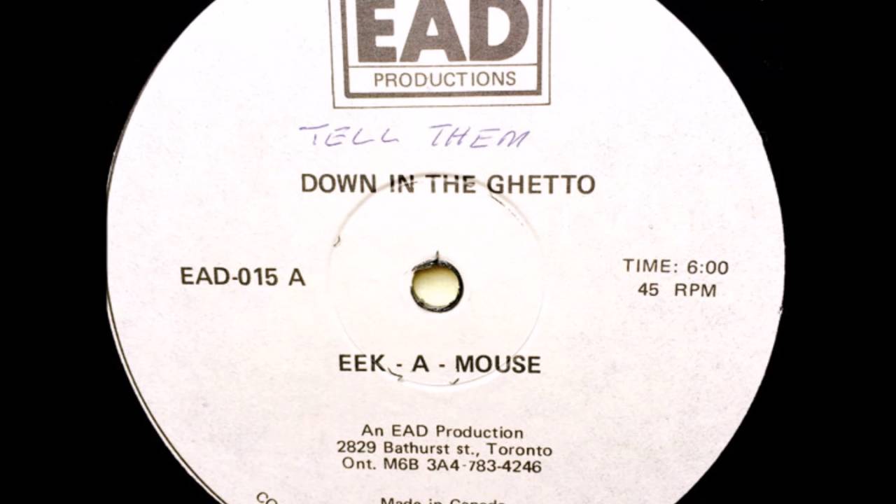 Eek-A-Mouse - Down In The Ghetto + Dub - 12