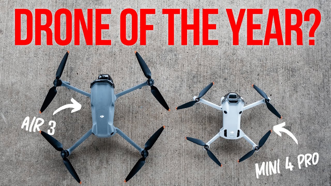 Comparing the DJI Air 3 vs Mini 4 Pro!