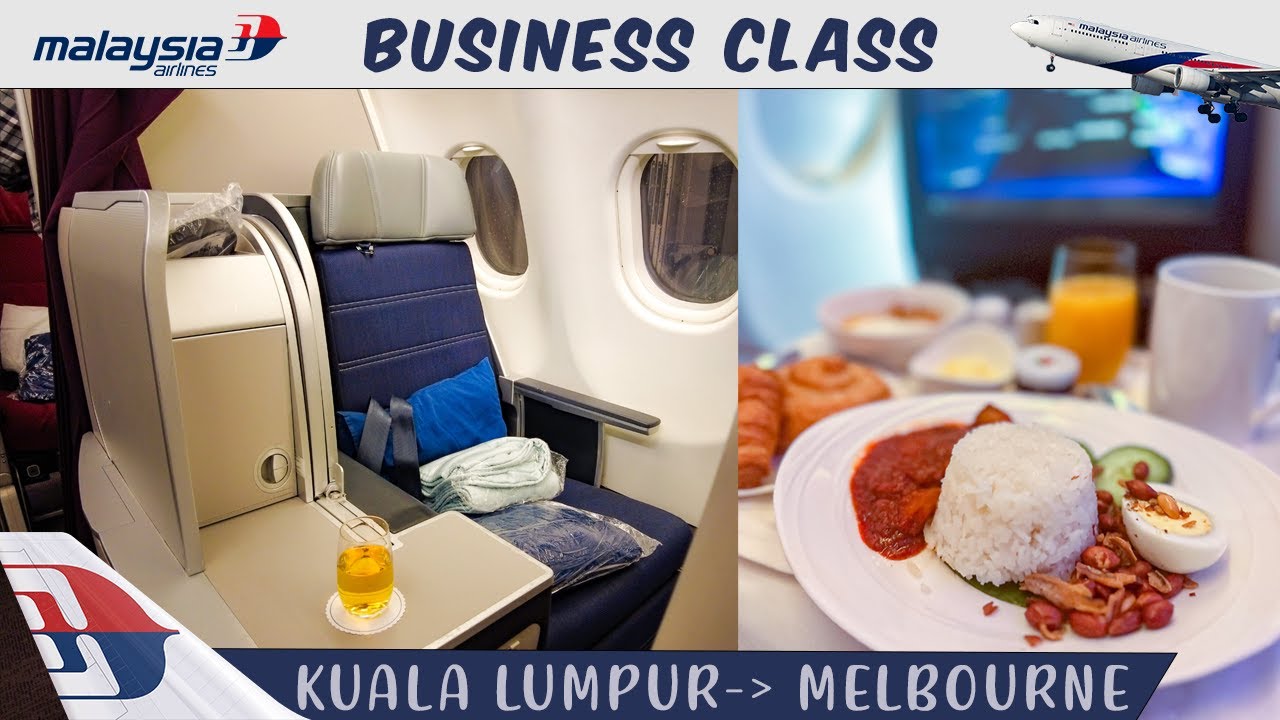 8 часов в бизнес-классе Malaysia Airlines | Из Куала-Лумпура в Мельбурн