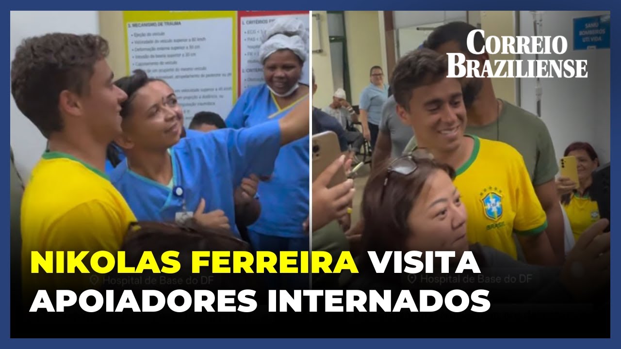 NIKOLAS FERREIRA VISITA VÍTIMAS ATINGIDAS POR RAIO EM CAMINHADA EM BRASÍLIA