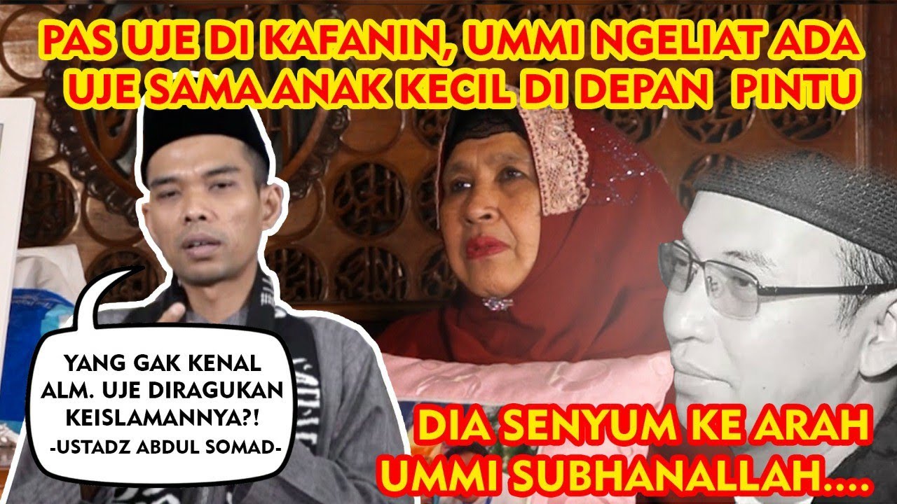 PAS UJE DI KAFANIN, UMMI NGELIAT ADA UJE SAMA ANAK KECIL BERDIRI DI DEPAN PINTU & SENYUM KE UMMI #2