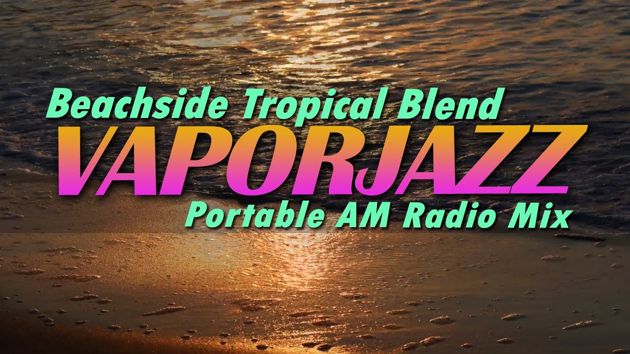 Relaxing Waves and Mellow Tropical Jazz | Vaporwave Study Music