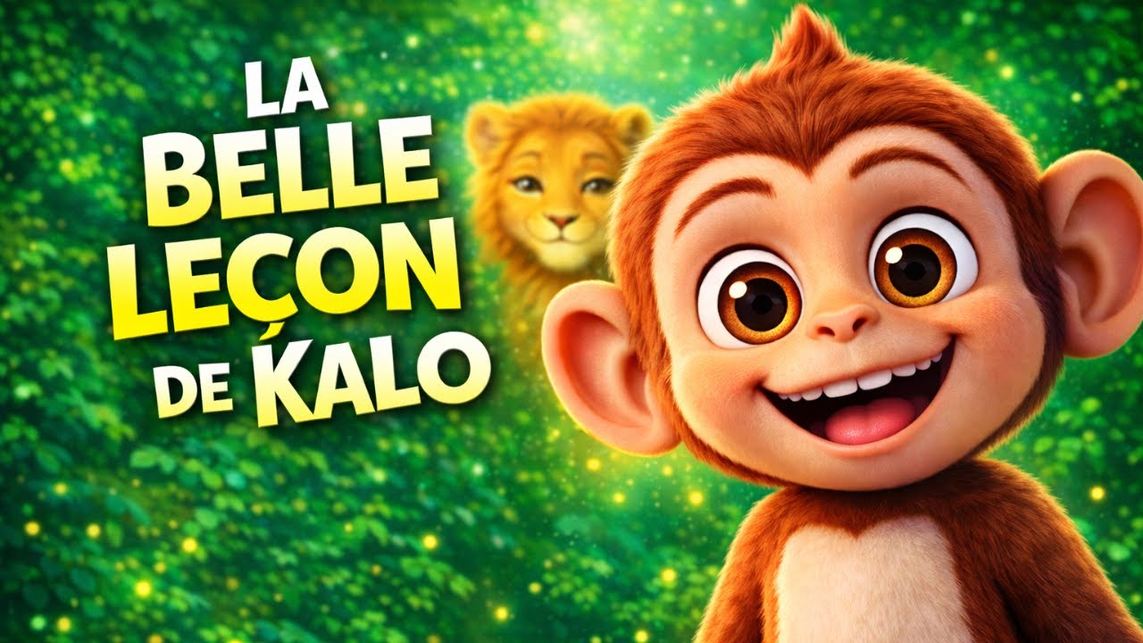 Une belle le&ccedil;on de Kalo le singe | Histoires rigolotes et &eacute;ducatives 💫