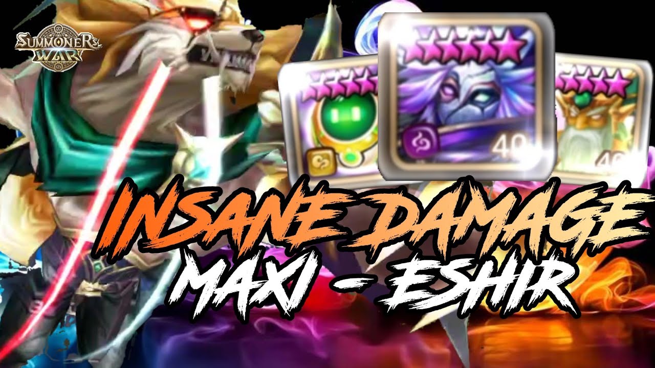 AN AMAZING SPEED TEAM!!! MAXIMILIAN AND 2A ESHIR IN RTA [Summoners War : Sky Arena]