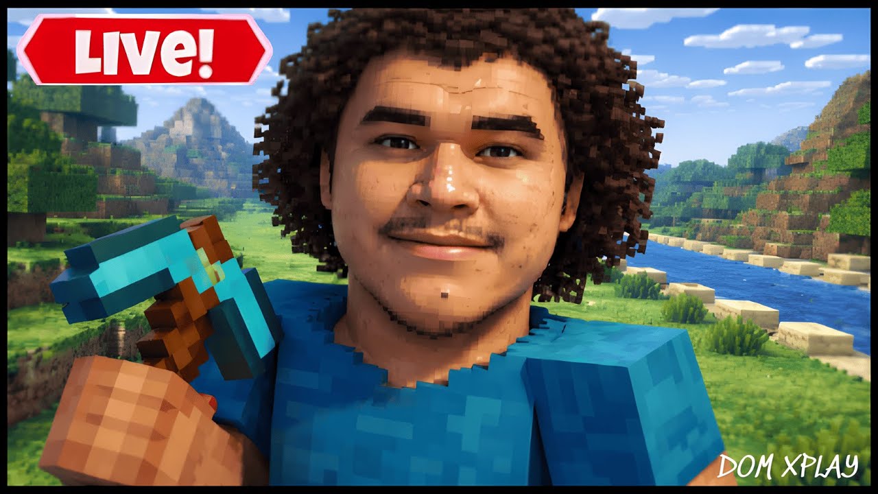 Minecraft - JOGANDO UM MINEZIN, SÓ NA EXPLORAÇÃO 🟢 AO VIVO 🟢 !!!