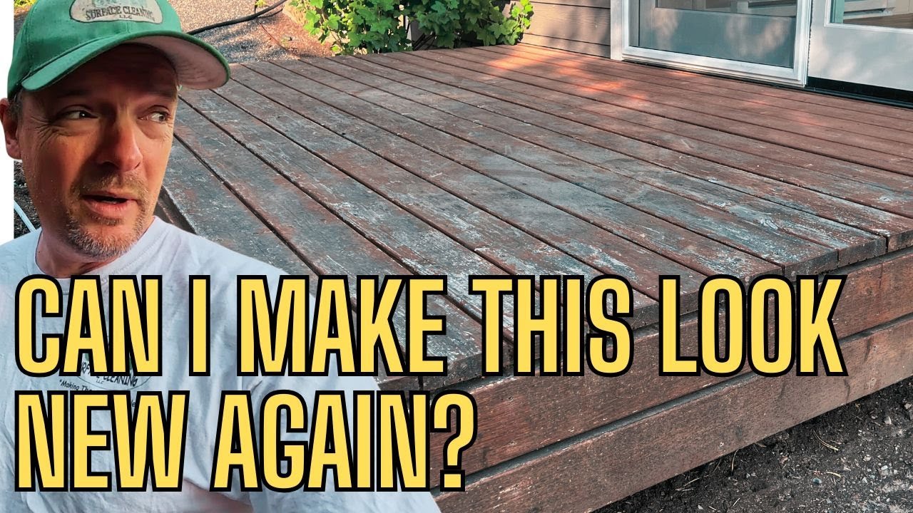 How To Refinish a Cedar Deck ASMR, #deckcleaning, #asmr, #howtorefinishadeck,