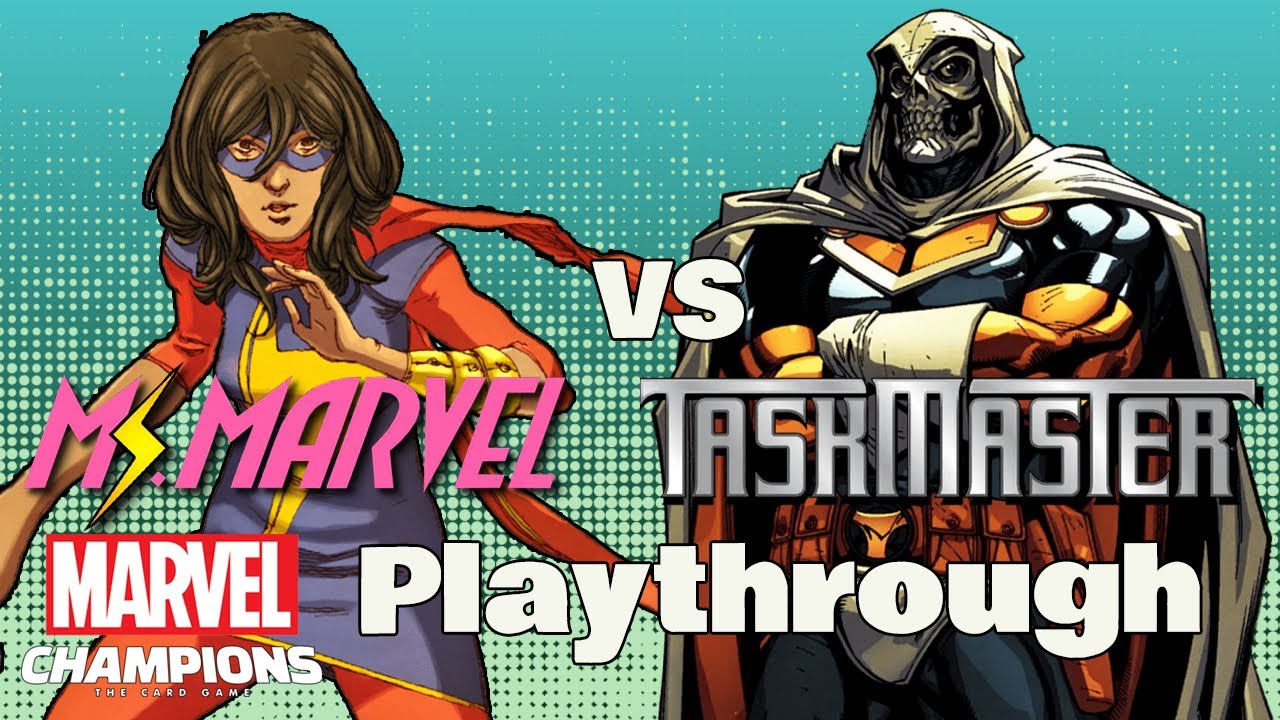 Мисс Марвел против Таскмастера: экспертное прохождение Marvel Champions