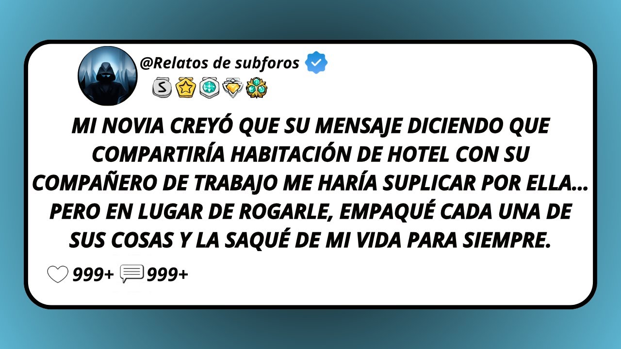 Mi Novia Creyó Que Su Mensaje Diciendo Que Compartiría Habitación De Hotel Con Su Compañero De...