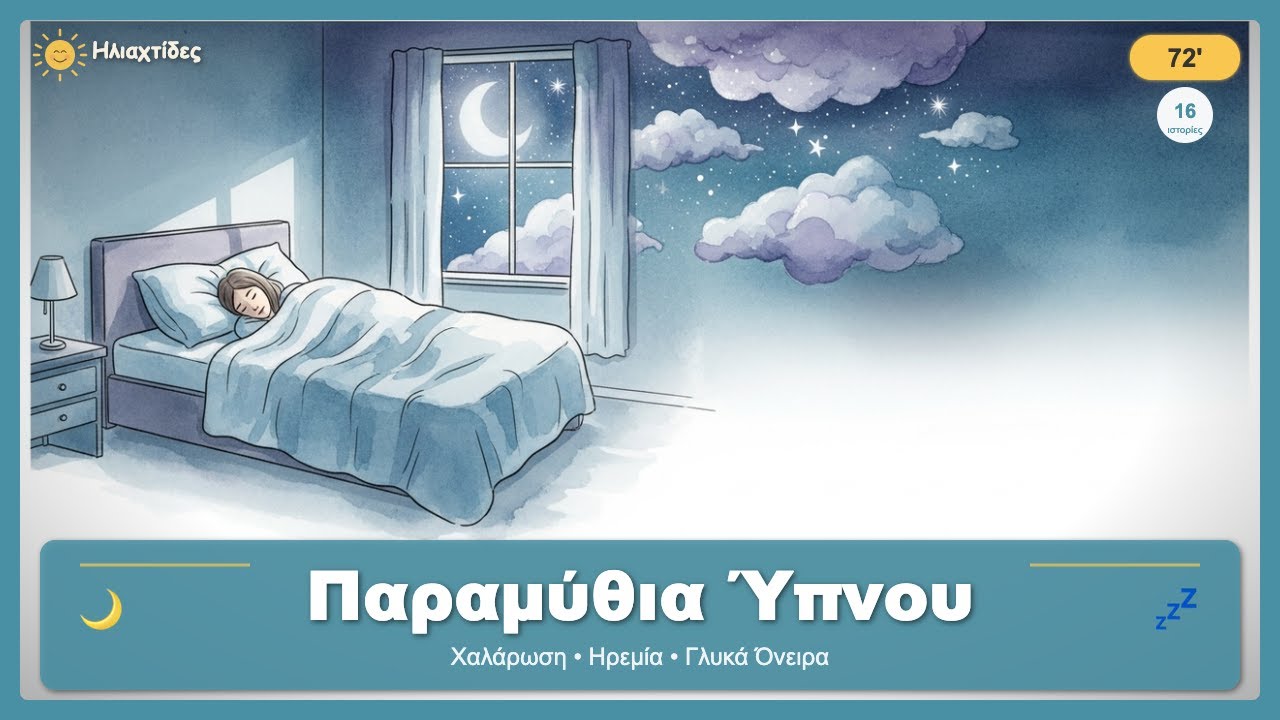 🌙 16 Παραμύθια Χαλάρωσης & Ύπνου για Παιδιά | 72 Λεπτά Ηρεμίας