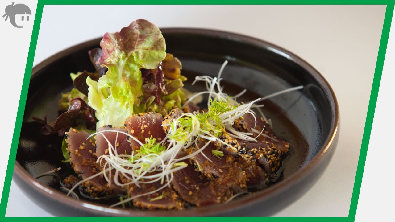 Recetas japonesas: Como preparar Tataki de atún / Cocina Japonesa con Taka Sasaki