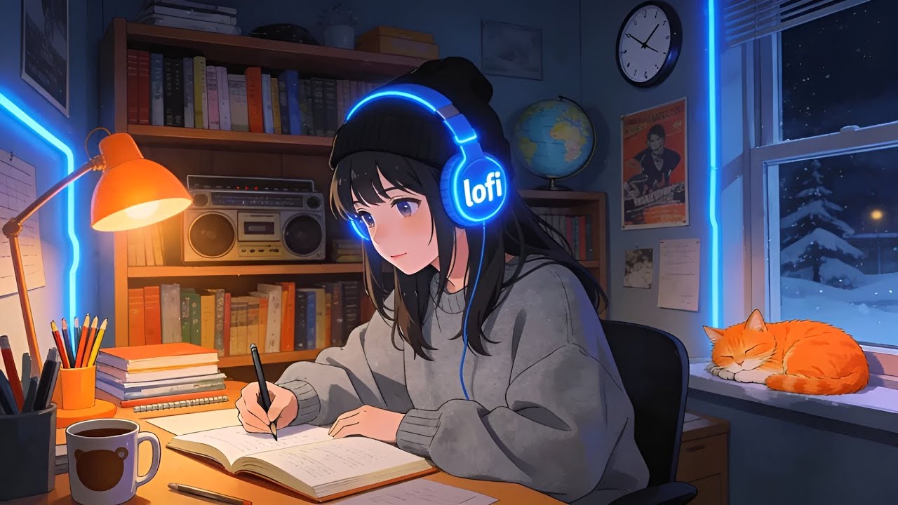 1 A.M. Late Night Lofi Hip Hop 🌙 Calm Beats for Studying & Relaxing