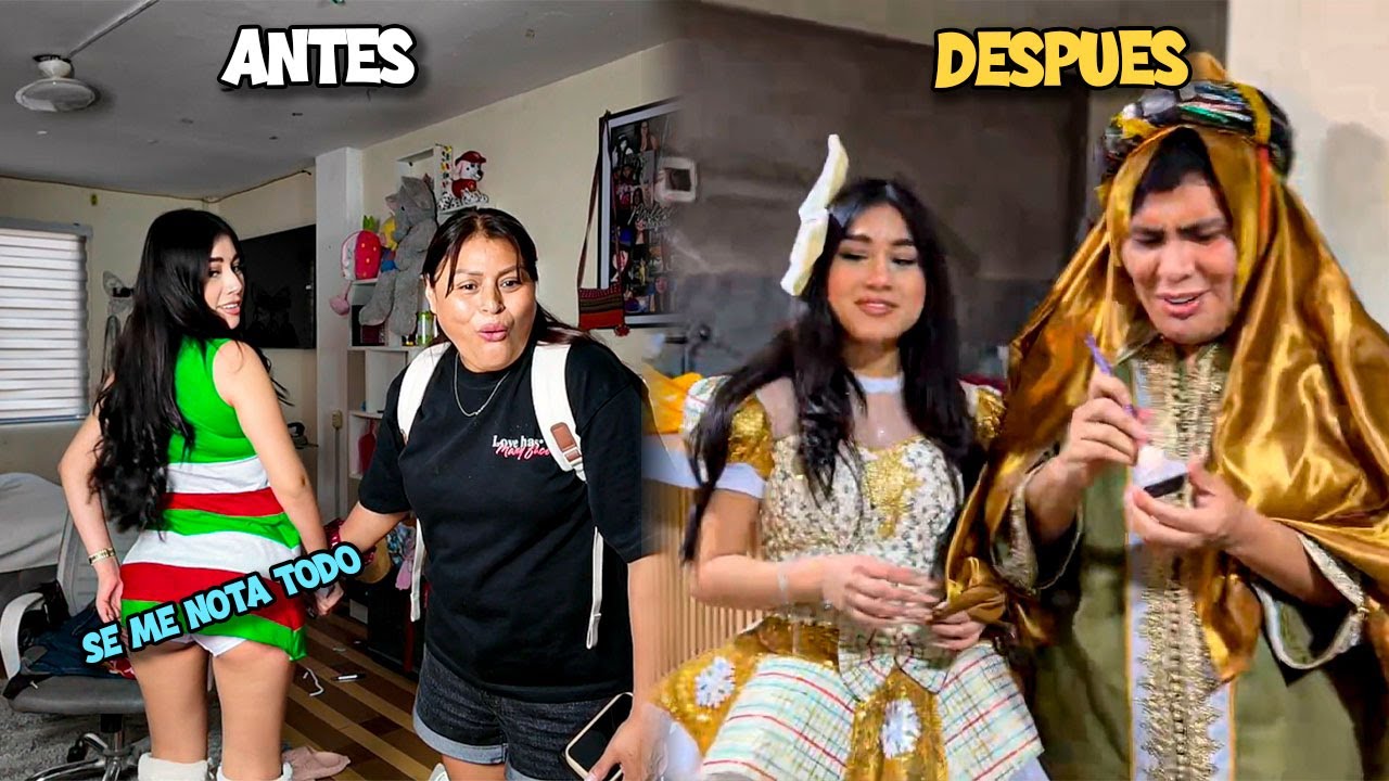 MILENKA ALISTANDOSE PARA SU CHOCOLATADA NAVIDEÑA