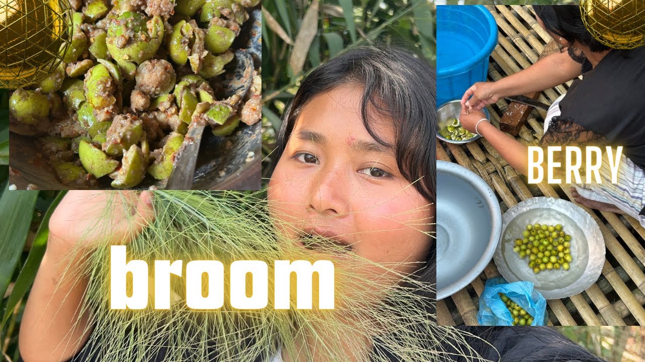 Broom season!Mizoram mein aagaya! Friends ke साथ में berry chadni 😋 #BroomSeason  #BerryChadni