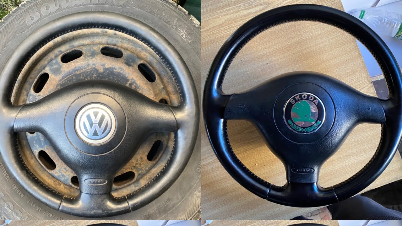 Renovace Koženého volantu sport VW SEAT ŠKODA