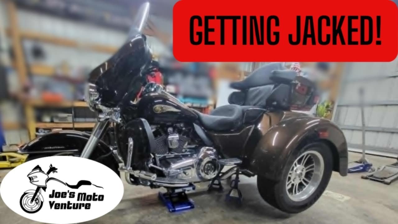 Как поднять свой мотоцикл Harley Davidson Tri Glide