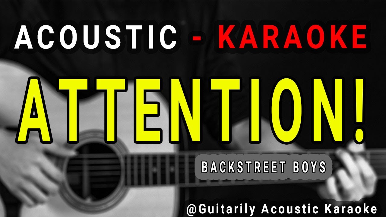 Attention - Charlie Puth | Acoustic Karaoke | Best Acoustic Version!
