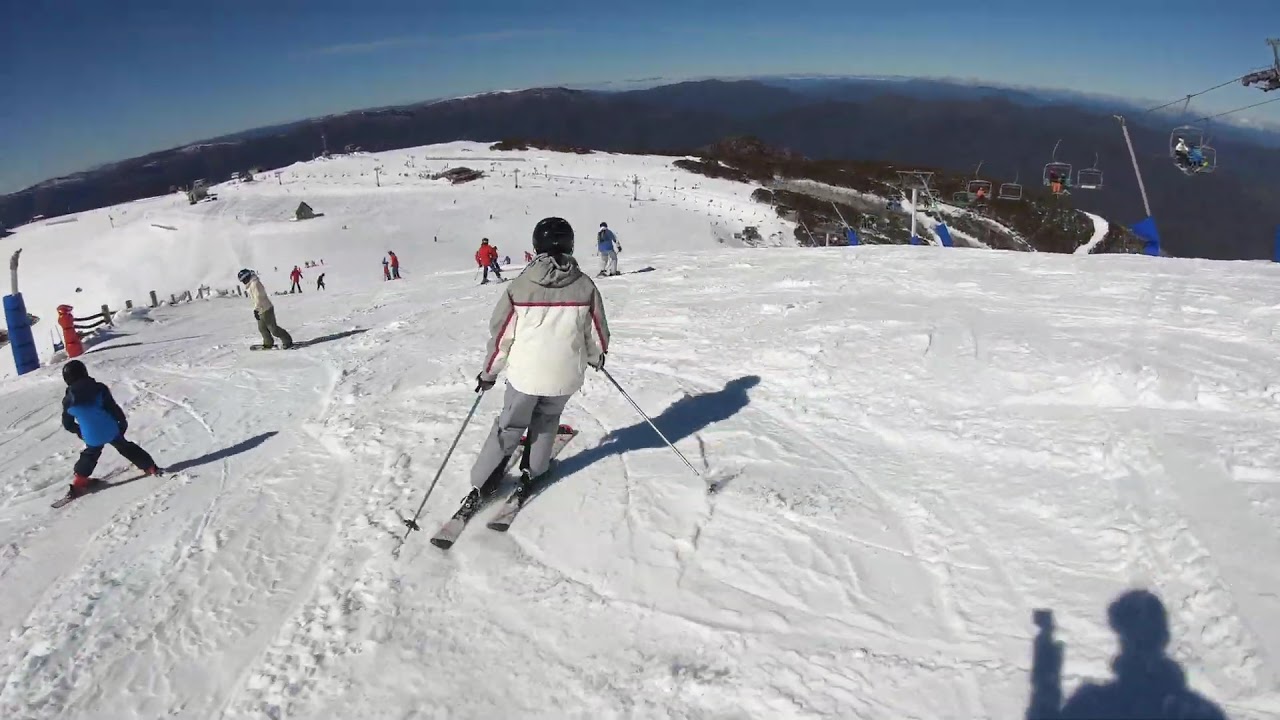 Summit ski run - Mt Buller (top to bottom)