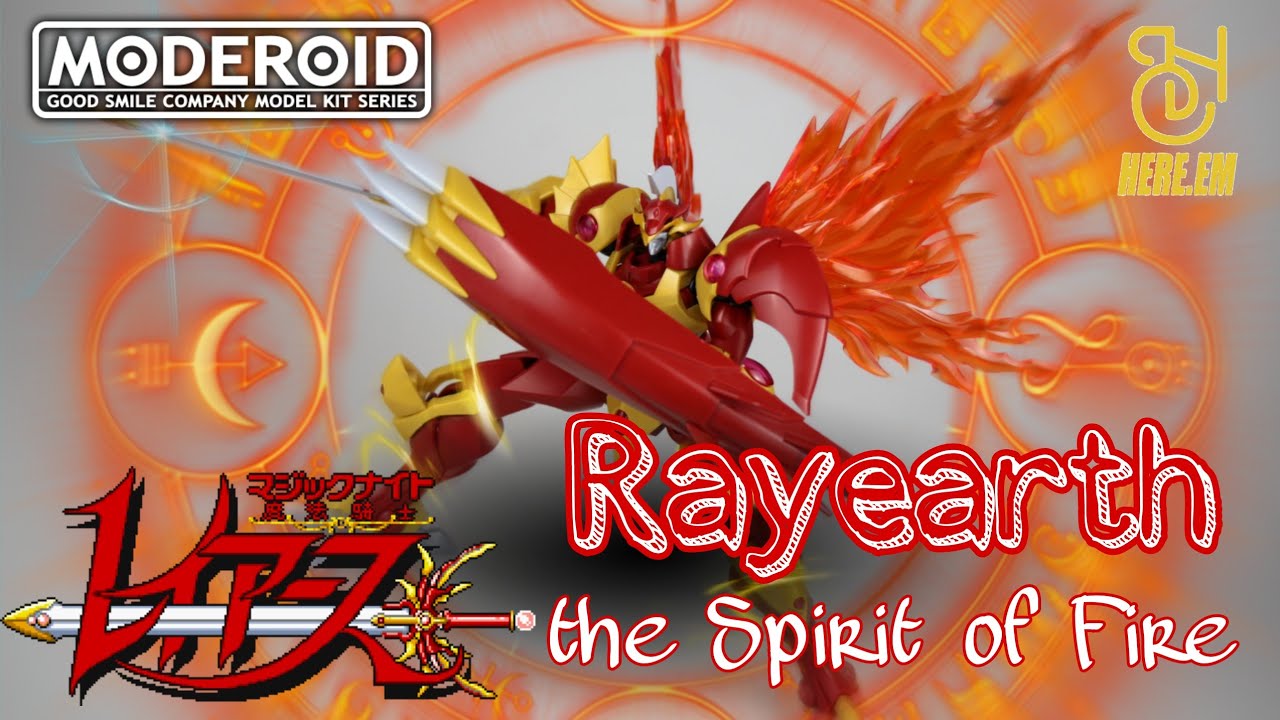 HOBBY TIME - MODEROID Rayearth the Spirit of Fire (UNBOXING/SPEED BUILD/ACTION POSE)