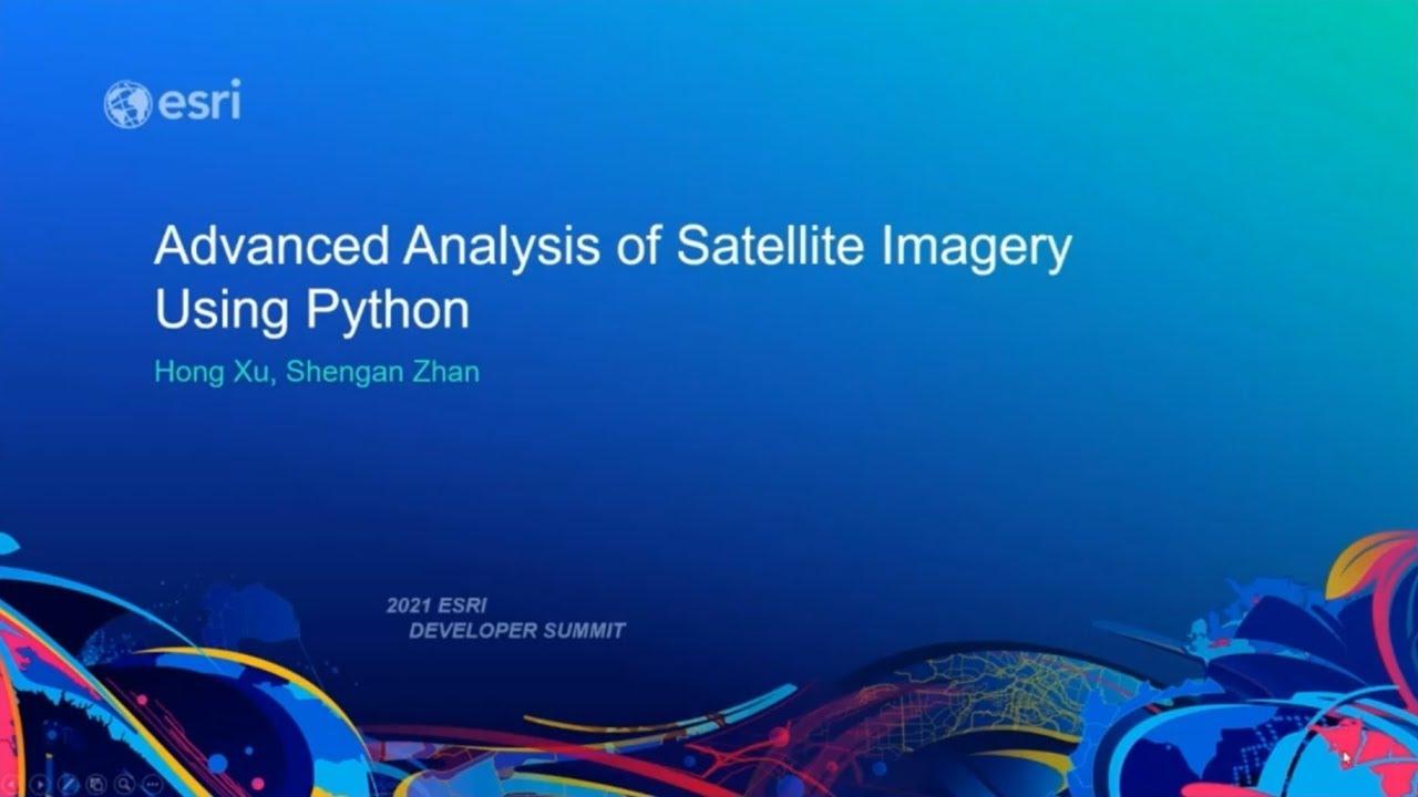 Advanced Analysis of Satellite Imagery Using Python