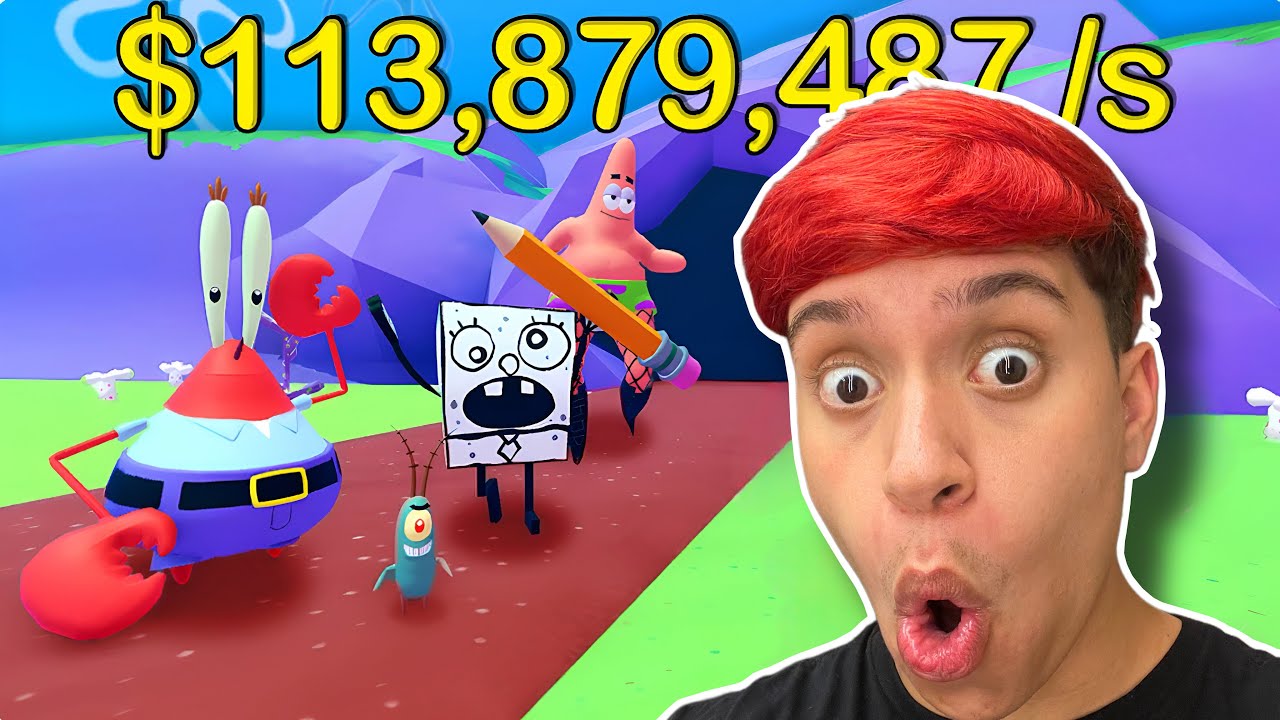 УКРАЛ BOB ESPONJA, чтобы СТАТЬ БОГАТЫМ в ROBLOX!! (Steal a SpongeBob)